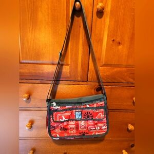 Brighton Live, Love, Travel Crossbody Bag - retired pattern
